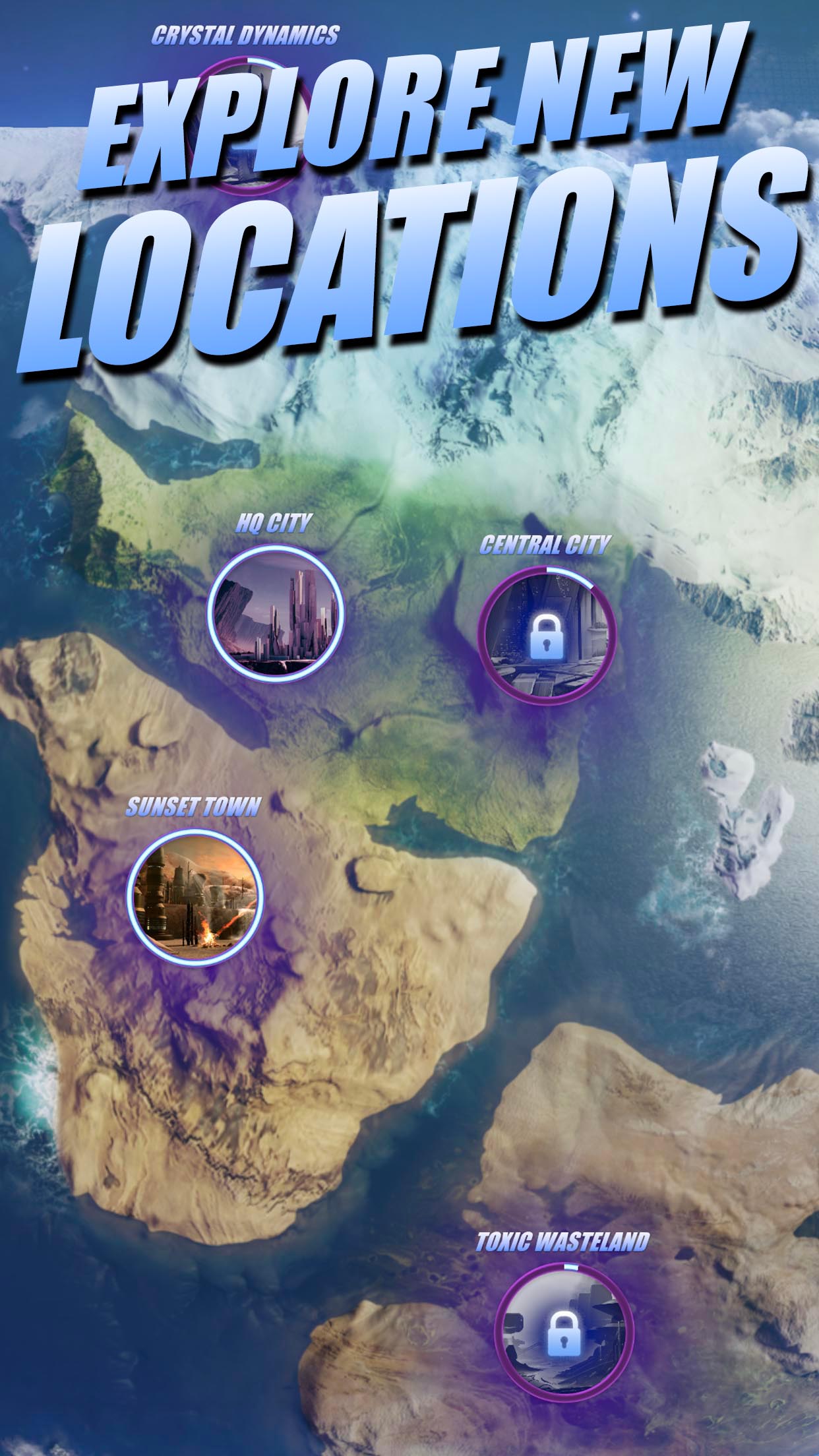 Explore new locations