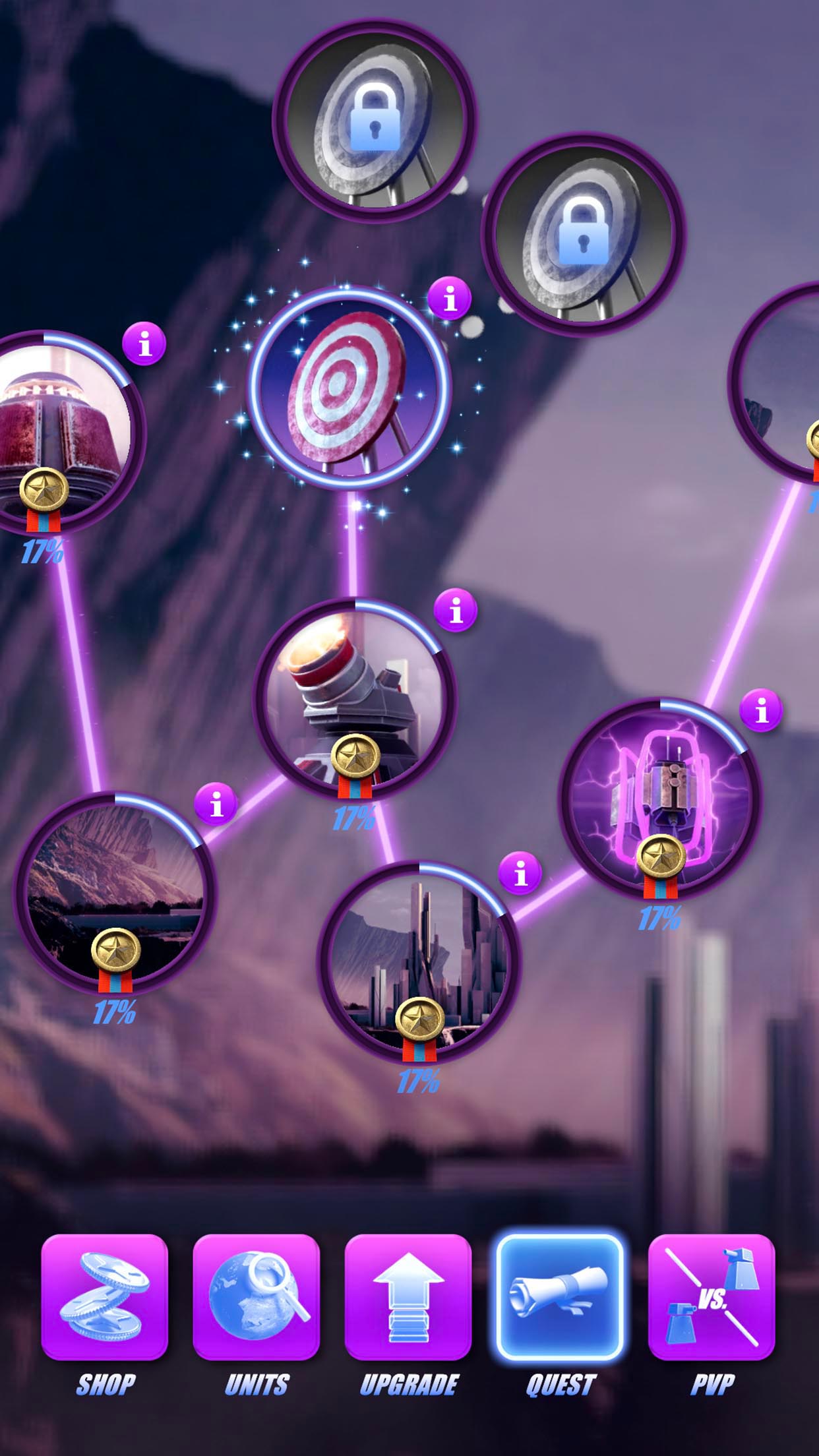 Explore new levels in HQ City